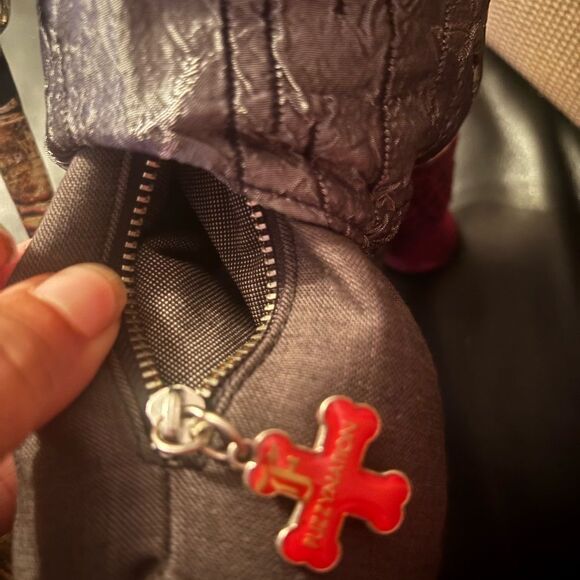 Fuzzy Nation Limited-Edition ‘Boston-in-Boots Elvis’ Purse dog design handbag - Picture 5 of 11